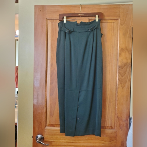 Hunter Green RalphLauren Blue Label long skirt - Picture 4 of 10